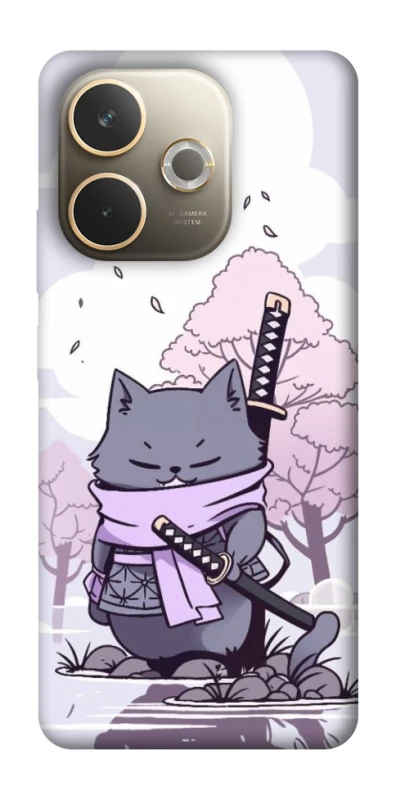 Чехол на Oppo A5 Pro 4G Samurai cat фото 1 из 1