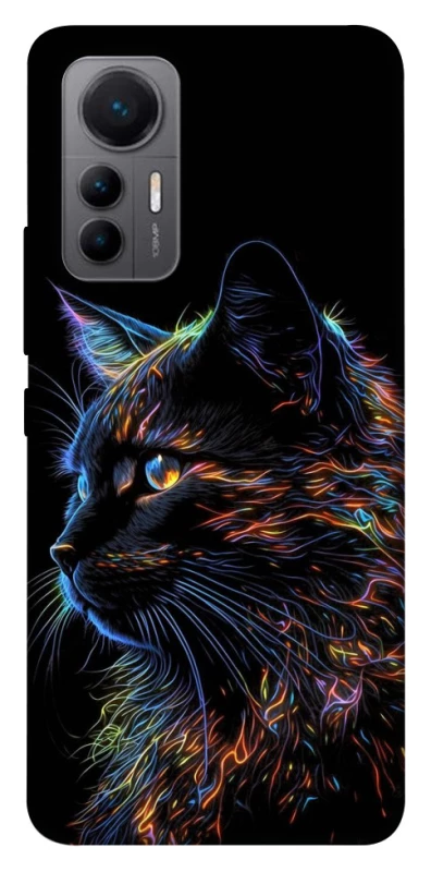 Чохол на Xiaomi 12 Lite Чорний кіт фото 1 з 1