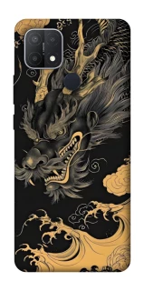 Чохол на Oppo A15s / A15 gold dragon фото 1 з 1