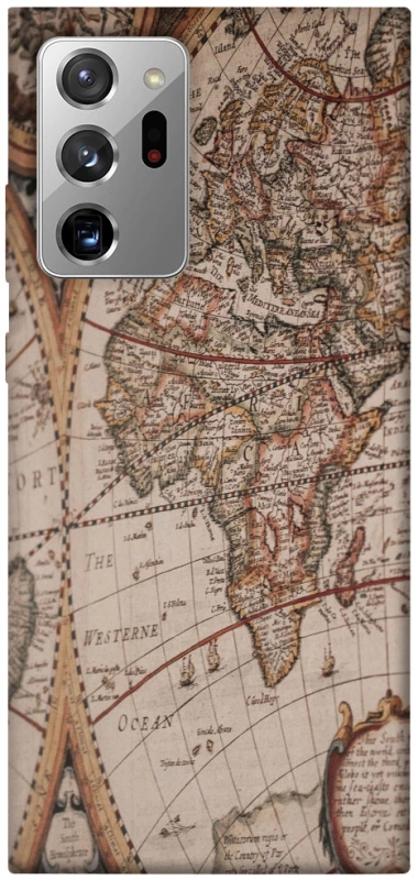 Чехол на Samsung Galaxy Note 20 Ultra Карта путешествий фото 1 из 1