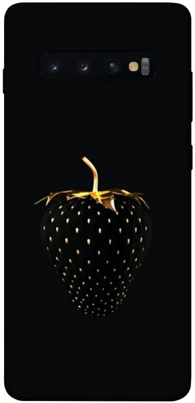 Чехол на Samsung Galaxy S10+ Черная клубника фото 1 из 1