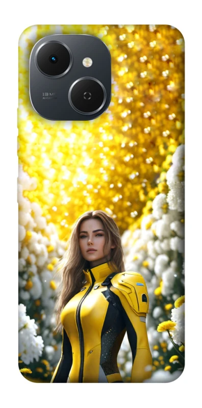 Чехол на TECNO Spark 40C Cyber space girl ver.2 фото 1 из 1