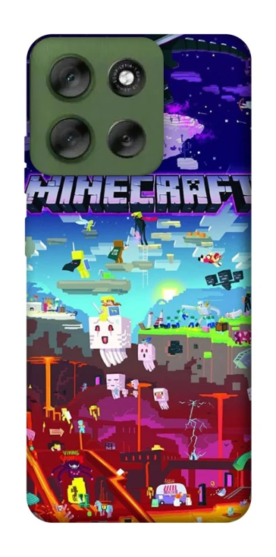 Чохол на Motorola Moto G56 5G Minecraft world фото 1 з 1
