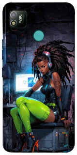 Чохол на TECNO POP 4 Cyber girl фото 1 з 1