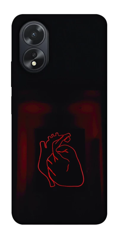 Чохол на Oppo A38 Червоне серце фото 1 з 1