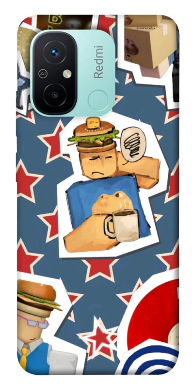 Чехол на Xiaomi Redmi 12C / Poco C55 Roblox v2 фото 1 из 1