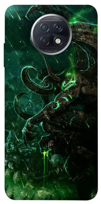 Чехол на Xiaomi Redmi Note 9 5G / Note 9T Warcraft Illidan v2 фото 1 из 1