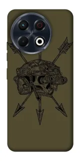 Чохол на TECNO Spark 30 Pro (KL7) Mil skull фото 1 з 1