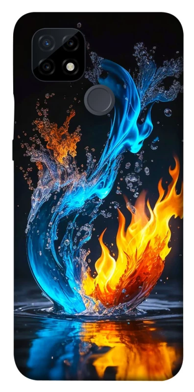 Чехол на Realme C21 Water And Fire фото 1 из 1
