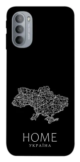 Чохол на Motorola Moto G31 Ukraine black map фото 1 з 1