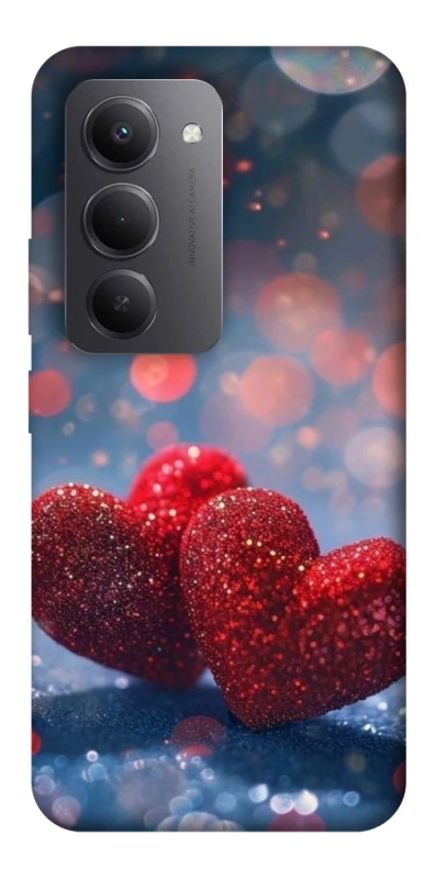 Чохол на Xiaomi Redmi 15 (Global) Red hearts фото 1 з 1