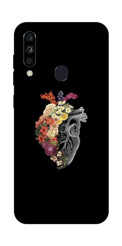 Чохол на ZTE Blade A7 (2020) Heart with flowers фото 1 з 1