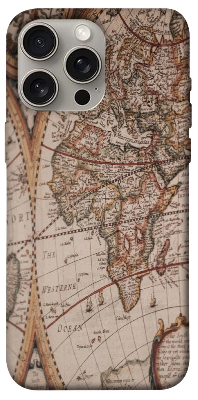 Чохол на Apple iPhone 15 Pro Max (6.7") Карта подорожей фото 1 з 1