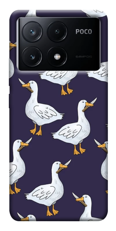 Чохол на Xiaomi Poco X6 Гуси з претензією фото 1 з 1