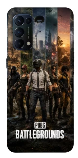 Чехол на Oppo Reno 5 4G PUBG фото 1 из 1