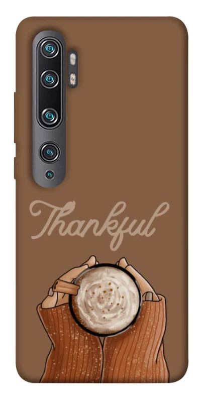 Чехол на Xiaomi Mi Note 10 / Note 10 Pro / Mi CC9 Pro Thankful coffee фото 1 из 1