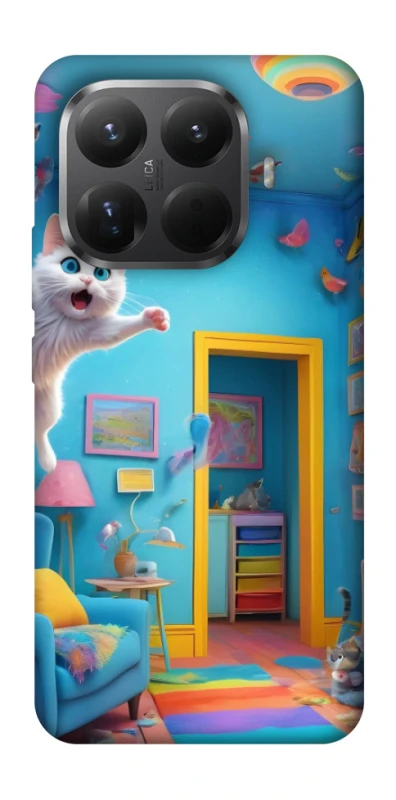Чехол на Xiaomi 15T Pro crazy cat фото 1 из 1