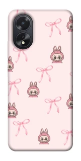 Чохол на Oppo A38 Pink bows and Labubus фото 1 з 1