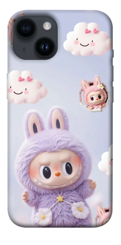 Чохол на Apple iPhone 14 (6.1") Labubu & clouds фото 1 з 1