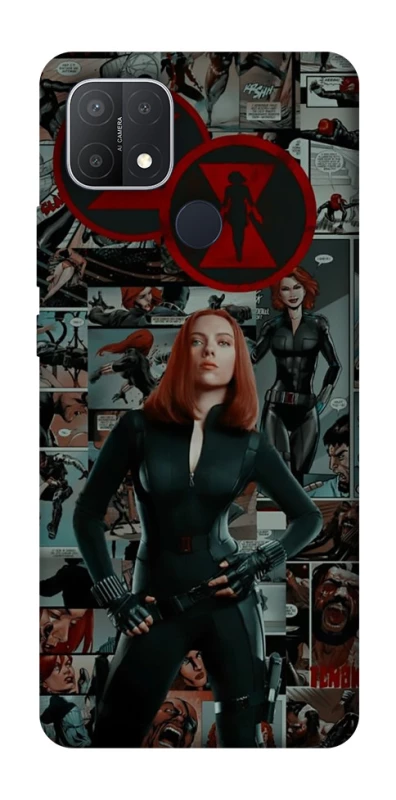 Чохол на Oppo A15s / A15 Black Widow фото 1 з 1