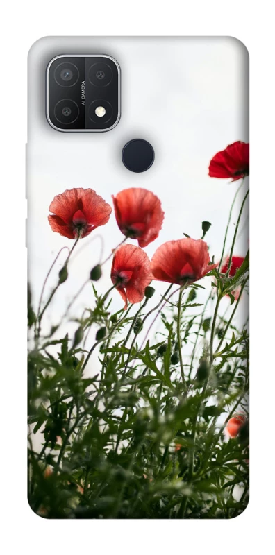 Чохол на Oppo A15s / A15 Поле маків фото 1 з 1