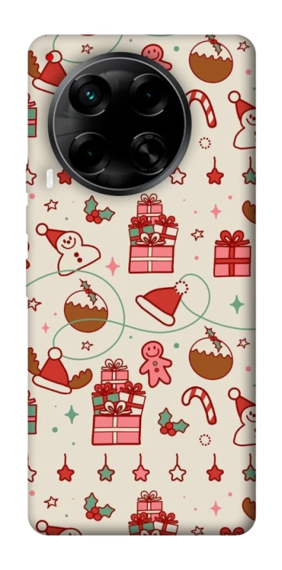 Чехол на TECNO Camon 30 (CL6) Новогодний v14 фото 1 из 1