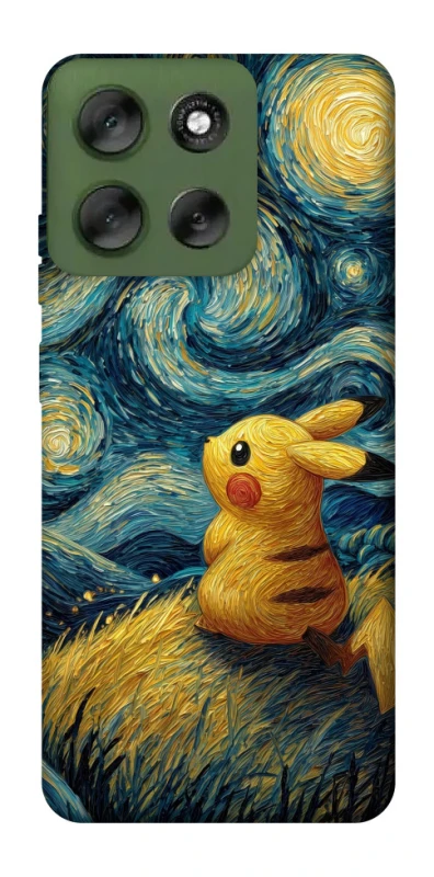 Чохол на Motorola Moto G56 5G Pikachu and Van Gogh фото 1 з 1