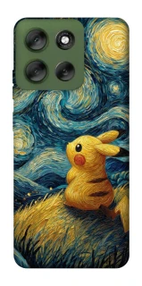 Чехол на Motorola Moto G56 5G Pikachu and Van Gogh фото 1 из 1
