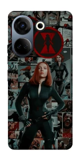 Чохол на TECNO Camon 20 Pro (CK7n) Black Widow фото 1 з 1