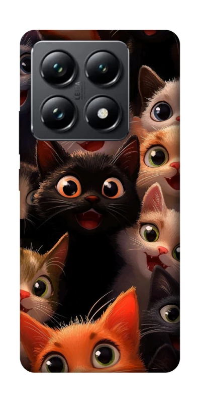 Чохол на Xiaomi 14T Pro happy cats фото 1 з 1