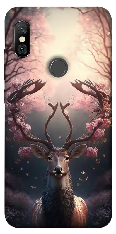 Чехол на Xiaomi Redmi Note 6 Pro Скандинавский олень v3 фото 1 из 1