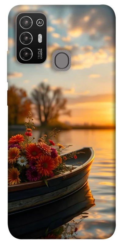 Чохол на ZTE Blade A52 Flowers v18 фото 1 з 1