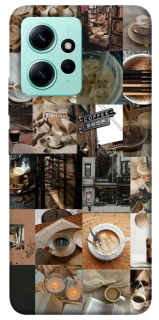Чохол на Xiaomi Redmi Note 12 4G Coffee collage ver.3 фото 1 з 1