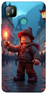 Чехол на TECNO POP 4 Roblox Fire Logo Blue Flames фото 1 из 1