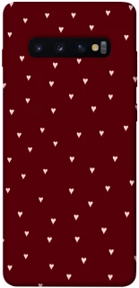 Чехол на Samsung Galaxy S10+ Smal hearts фото 1 из 1
