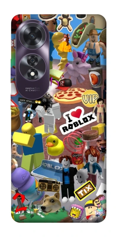 Чохол на Oppo A60 Roblox collage ver.5 фото 1 з 1