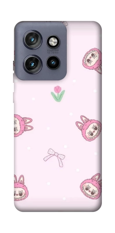 Чохол на Motorola Edge 50 Neo Labubu Flower фото 1 з 1