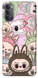 Чохол на Oppo Reno 4 All Labubu 3 фото 1 з 1