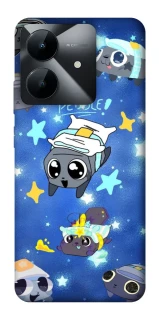 Чехол на Realme Note 60x Pebble kitten stars фото 1 из 1