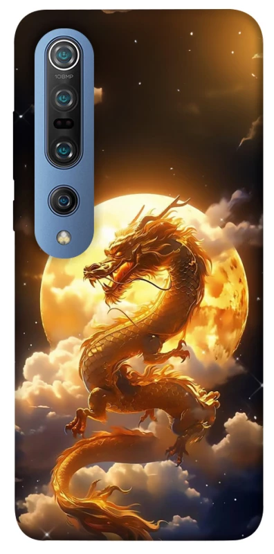 Чехол на Xiaomi Mi 10 / Mi 10 Pro Golden Dragon фото 1 из 1