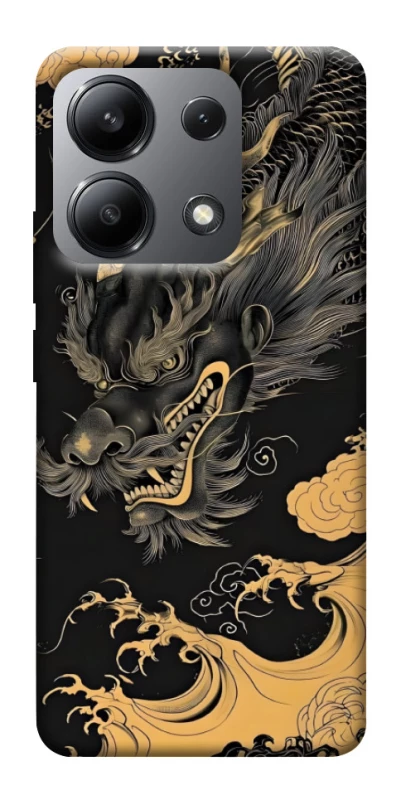 Чохол на Xiaomi Redmi Note 13 4G gold dragon фото 1 з 1