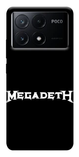 Чохол на Xiaomi Poco X6 Megadeth logo фото 1 з 1