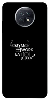 Чохол на Xiaomi Redmi Note 9 5G / Note 9T Gym v2 фото 1 з 1