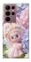 Чохол на Samsung Galaxy S22 Ultra Labubu & Flowers ver.1 фото 1 з 1