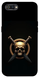 Чохол на Realme C2 Golden Skull фото 1 з 1