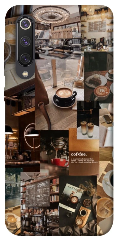 Чохол на Xiaomi Mi 9 SE Coffee collage ver.2 фото 1 з 1