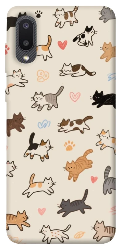 Чохол на Samsung Galaxy A02 Cat style ver.2 фото 1 з 1