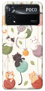 Чехол на Xiaomi Poco X4 Pro 5G Funny Kittens фото 1 из 1
