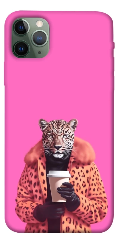 Чехол на Apple iPhone 11 Pro Max (6.5") Леопард с кофе фото 1 из 1