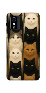 Чехол на ZTE Blade L9 Colorful Cat Collage фото 1 Чехол на ZTE Blade L9 Colorful Cat Collage фото 1 из 1